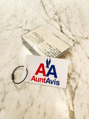 Aunt Avis Luggage Tag