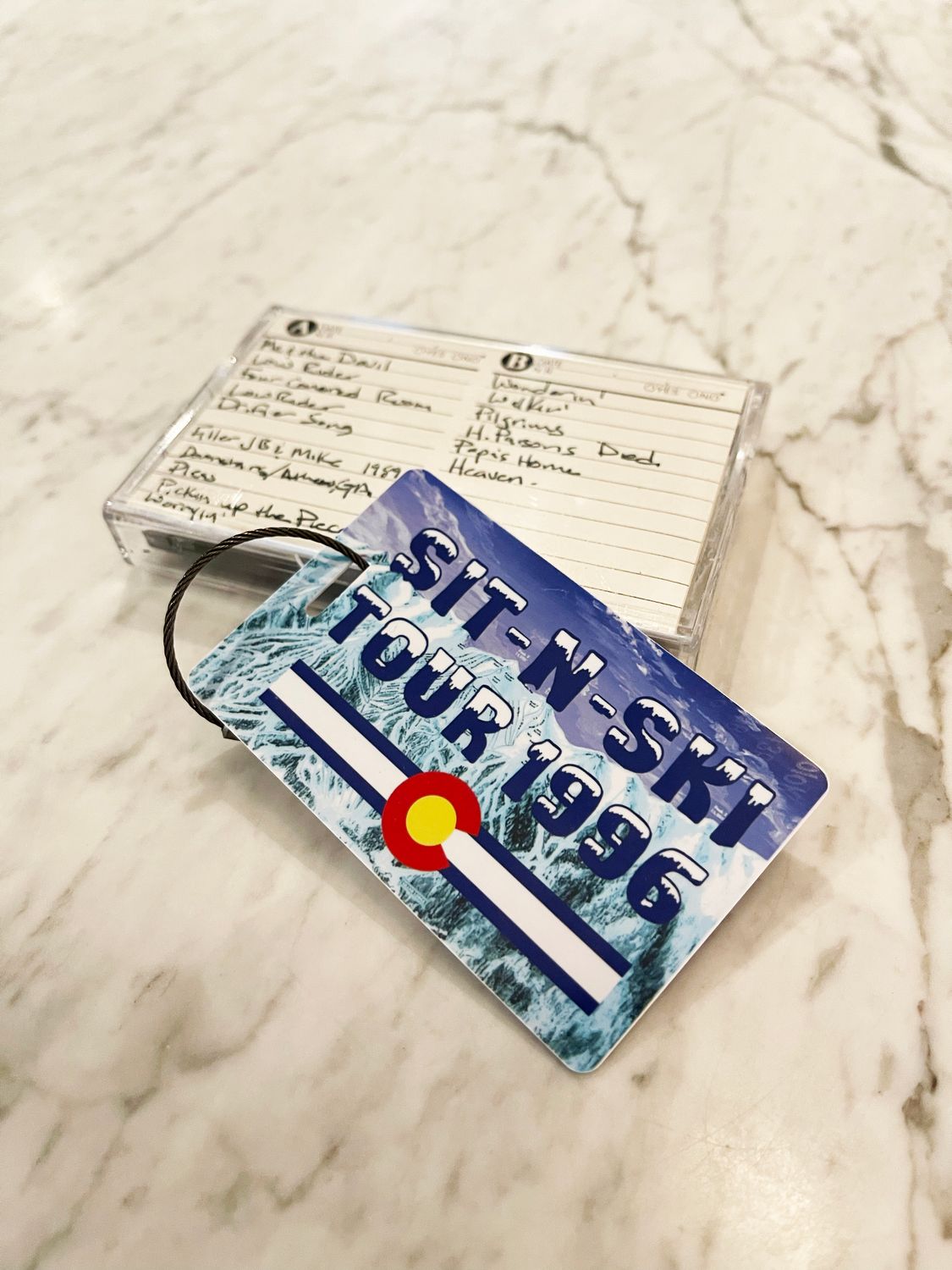 Sit-n-Ski Tour Luggage Tag