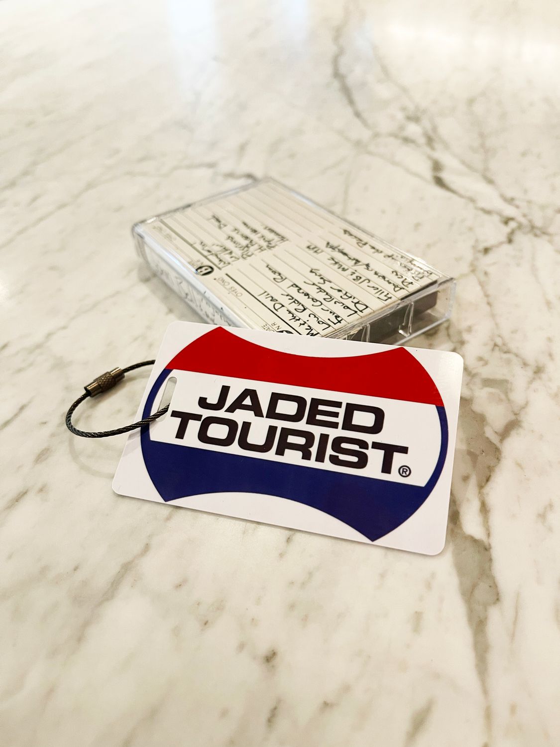 Jaded Tourist Luggage Tag
