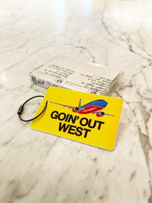 Goin' Out West Luggage Tag