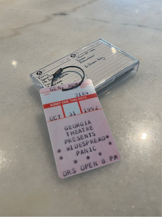 Ticket Stub Georgia Theatre Luggage Tag