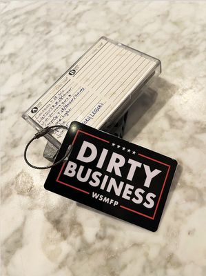 Dirty Business Luggage Tag