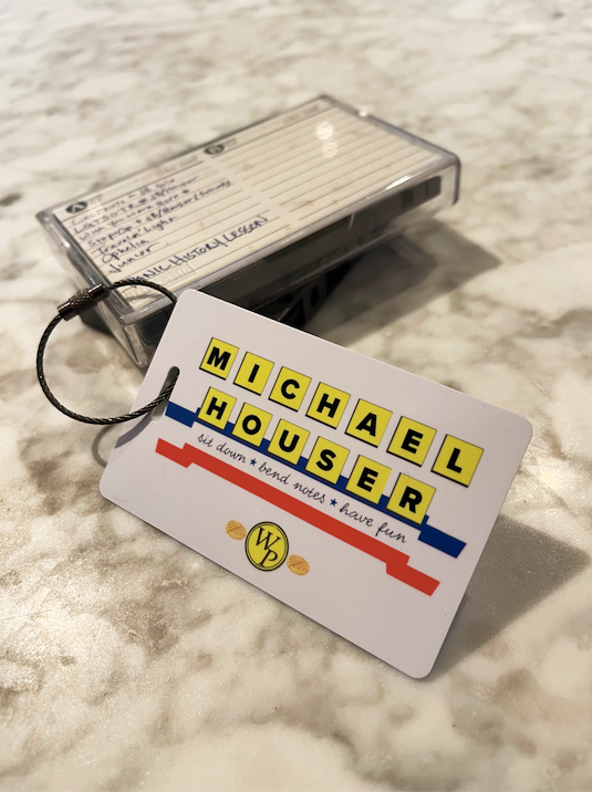 Michael Houser Luggage Tag