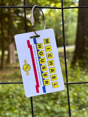 Michael Houser Luggage Tag