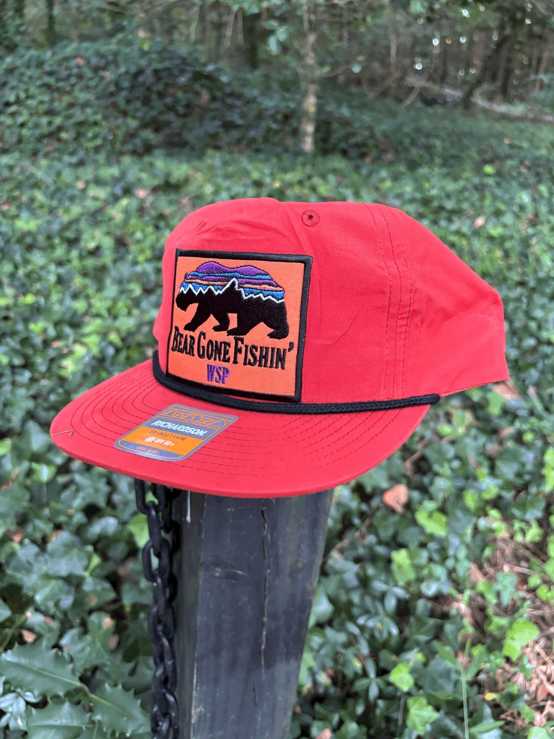 Richardson rope hat with custom BGF patch