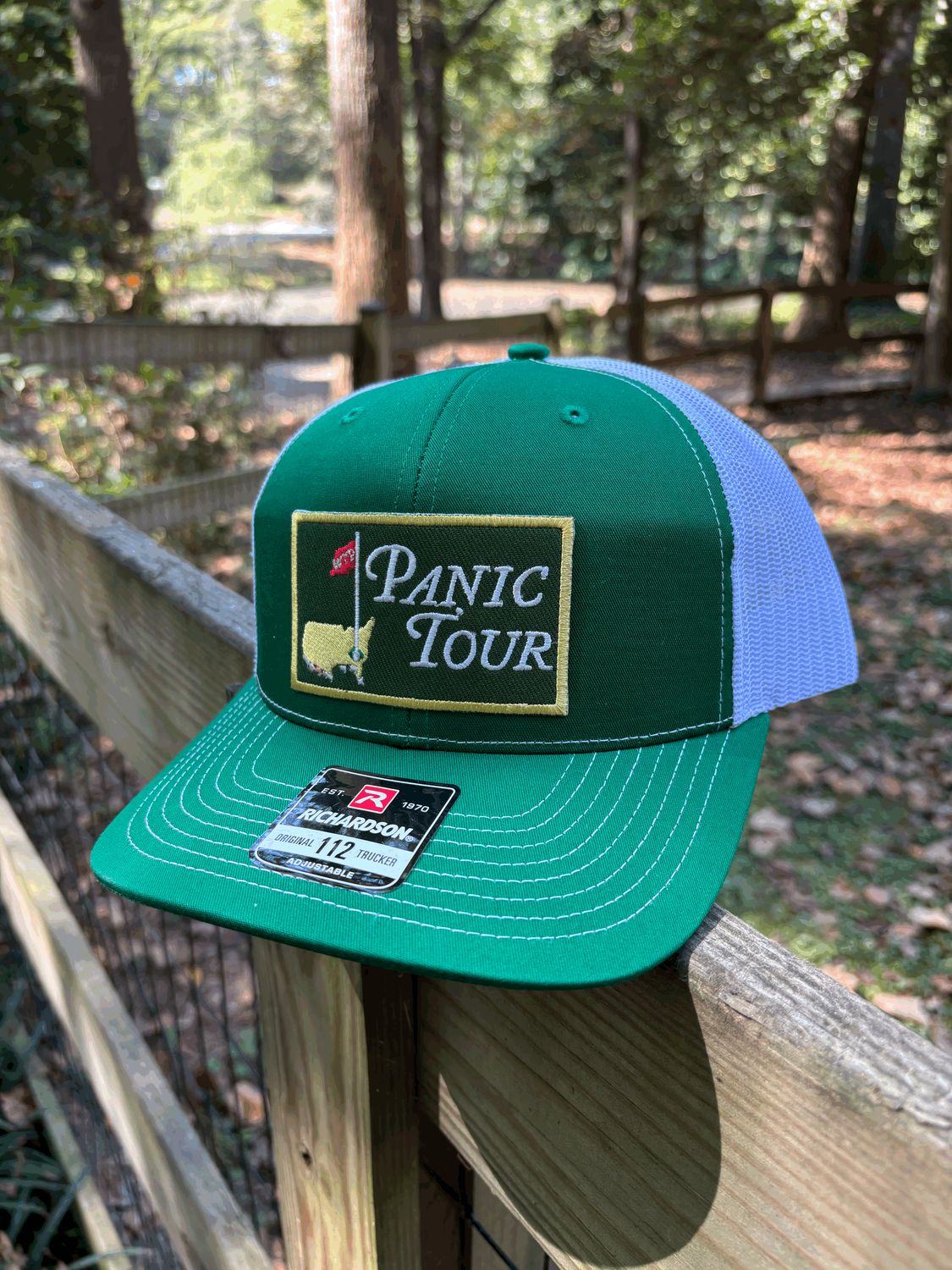 Richardson 112 with custom Panic Tour patch