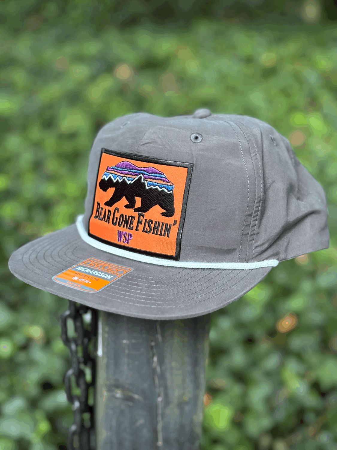 Richardson rope hat with custom BGF patch
