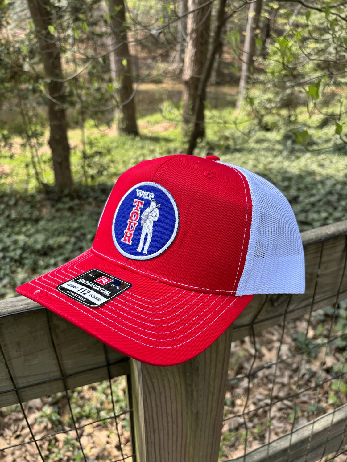 Richardson 112 WSP Tour Hat Red/White
