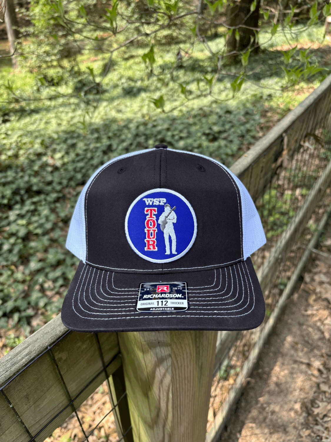 Richardson 112 WSP Tour Hat Black/White