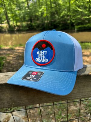 Ain't Life Grand 2 Light Blue/White Trucker Hat