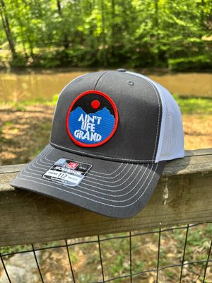 Ain't Life Grand 2 Gray/White Trucker Hat