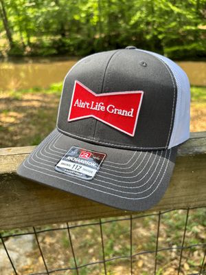 Ain't Life Grand 1 Gray/White Trucker Hat