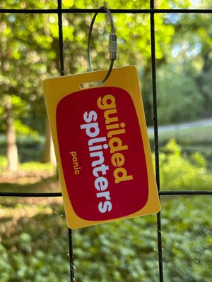 Guilded Splinters 1 Luggage Tag