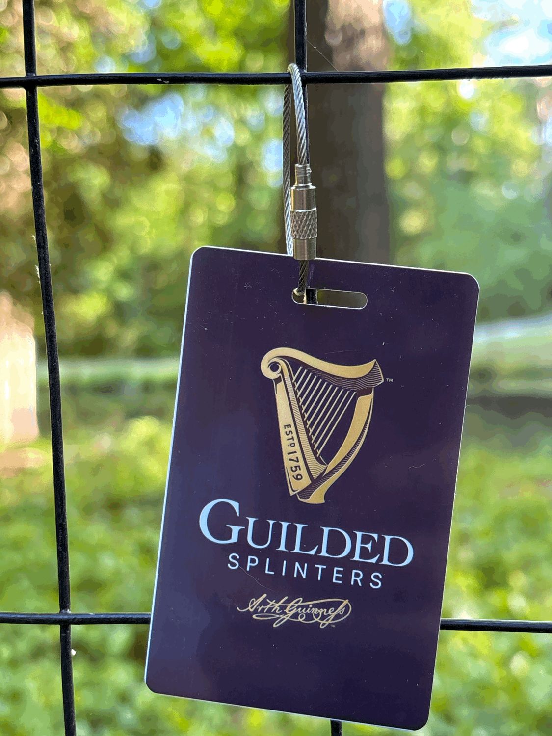 Guilded Splinters 2 Luggage Tag