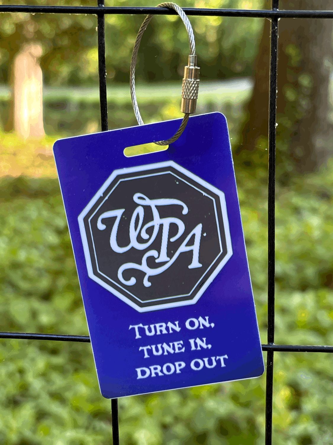 WPA Turn On Luggage Tag