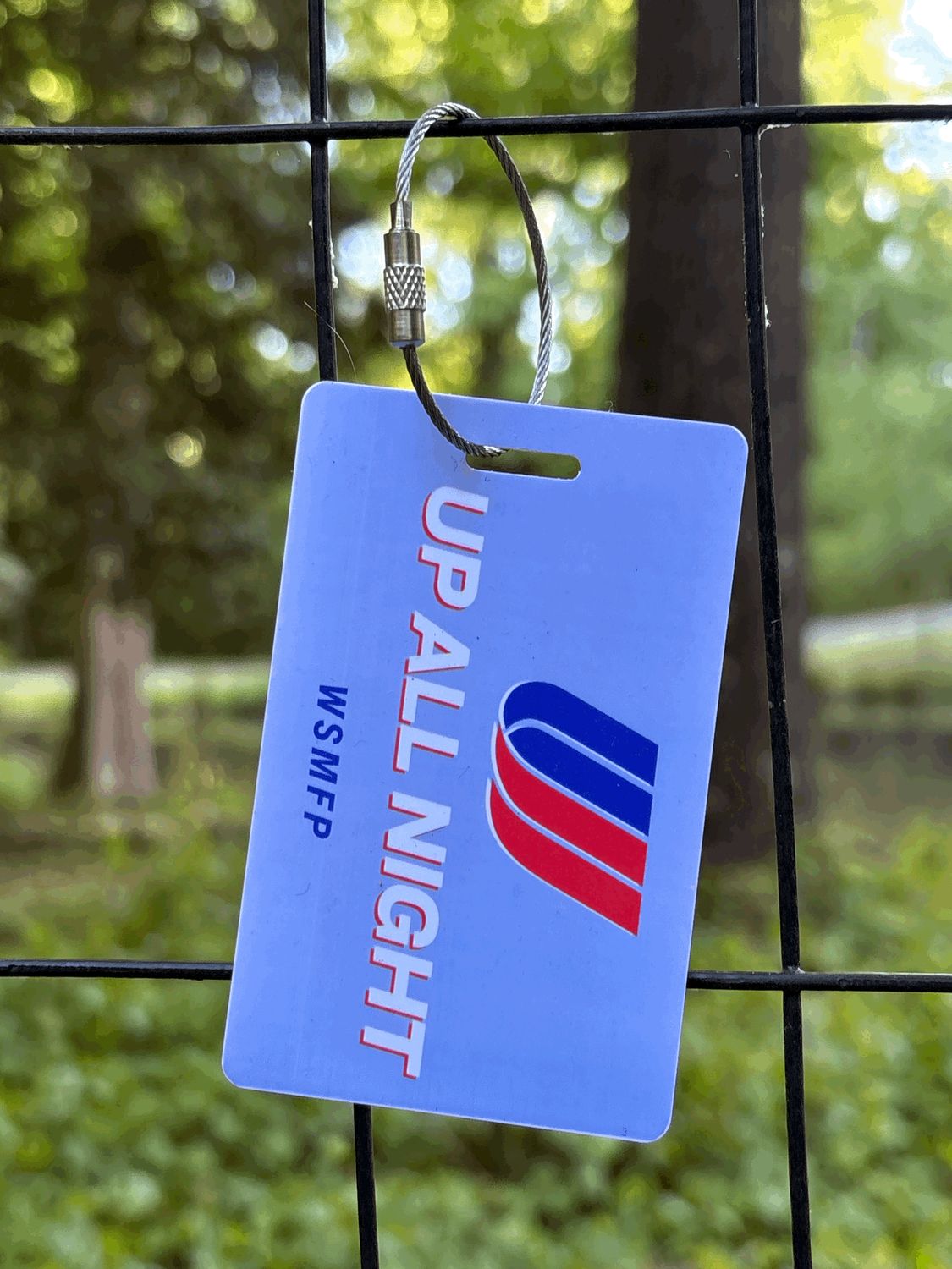 Up All Night Luggage Tag
