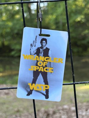 Wrangler of Space Luggage Tag