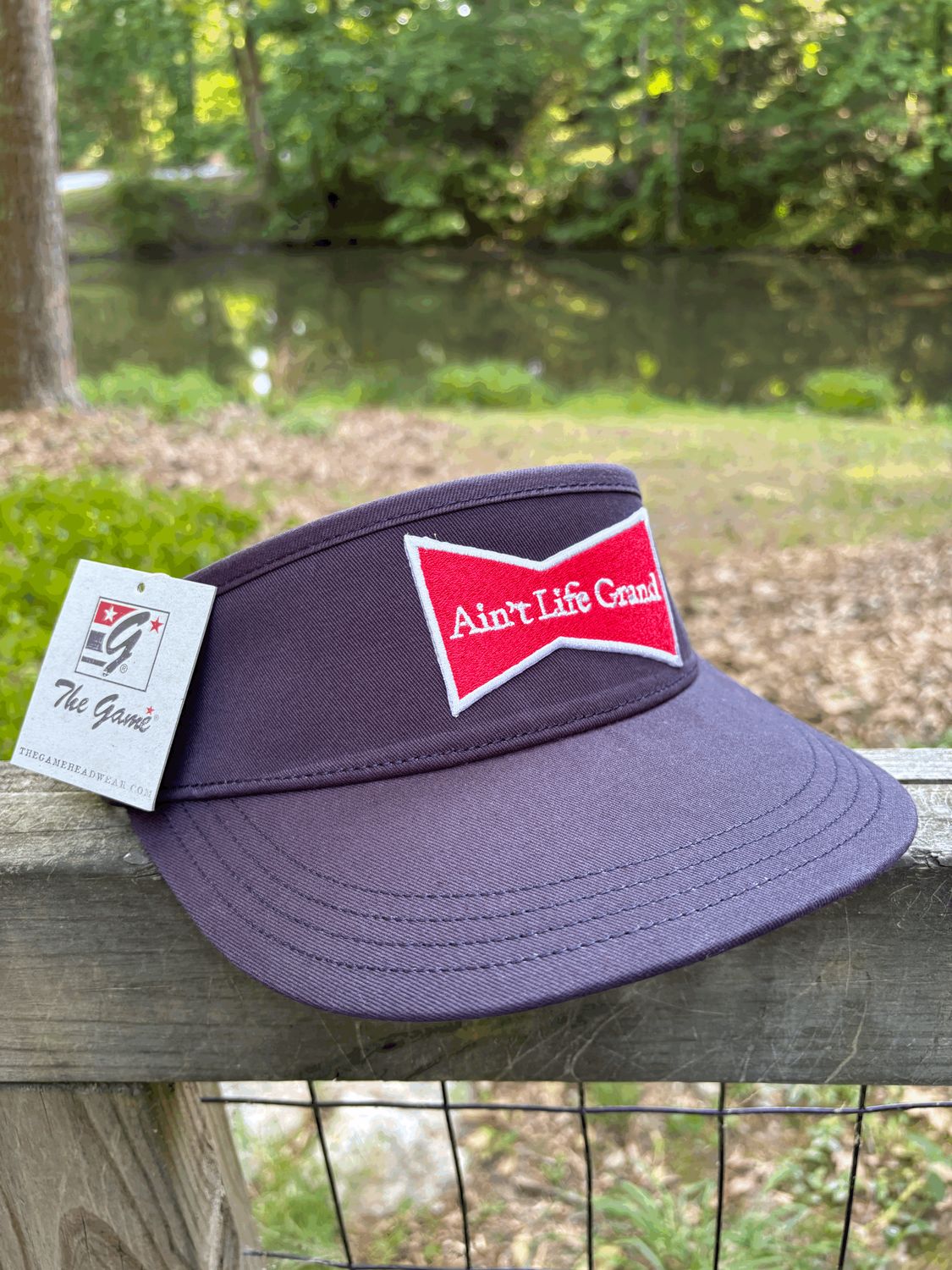 Ain't Life Grand 1 Navy Blue Visor