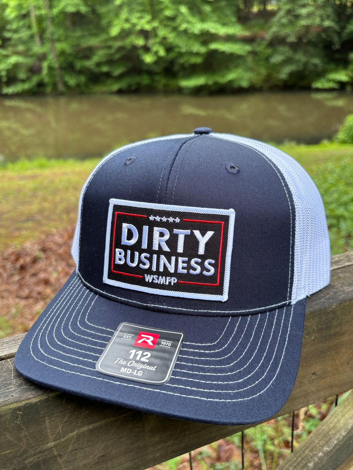 Dirty Business Navy/White Trucker Hat