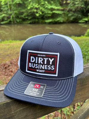 Dirty Business Navy/White Trucker Hat