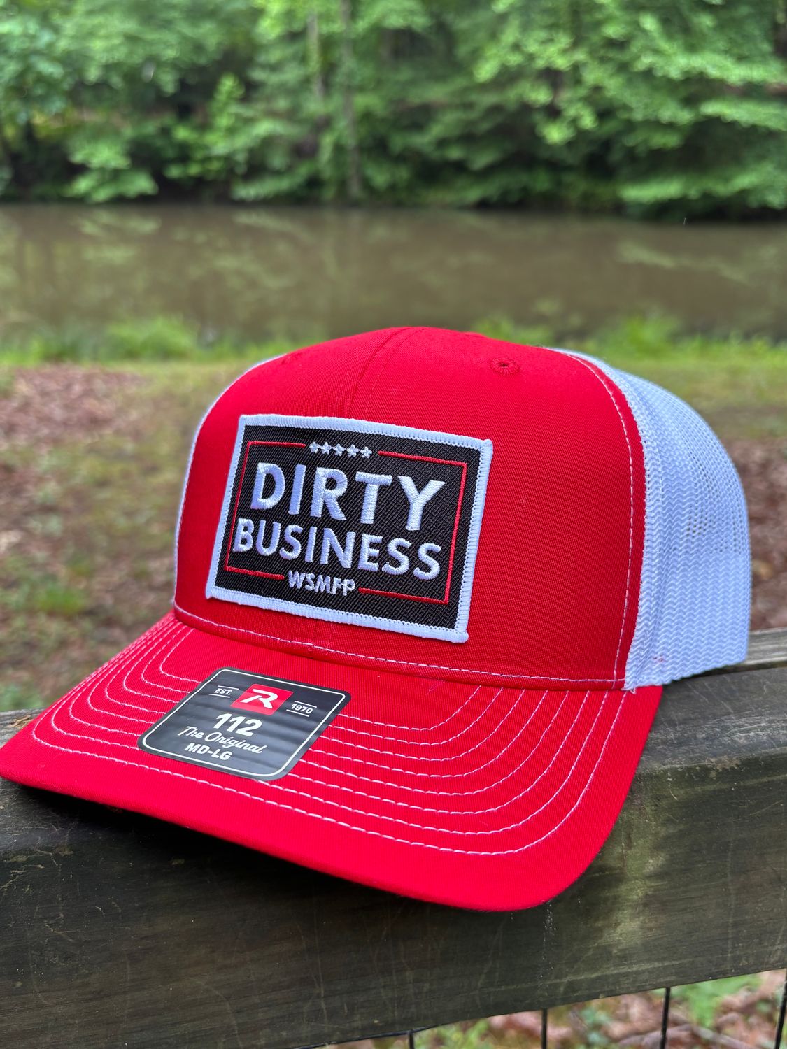 Dirty Business Red/White Trucker Hat
