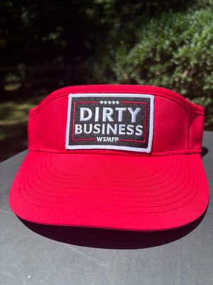 Dirty Business Red Visor