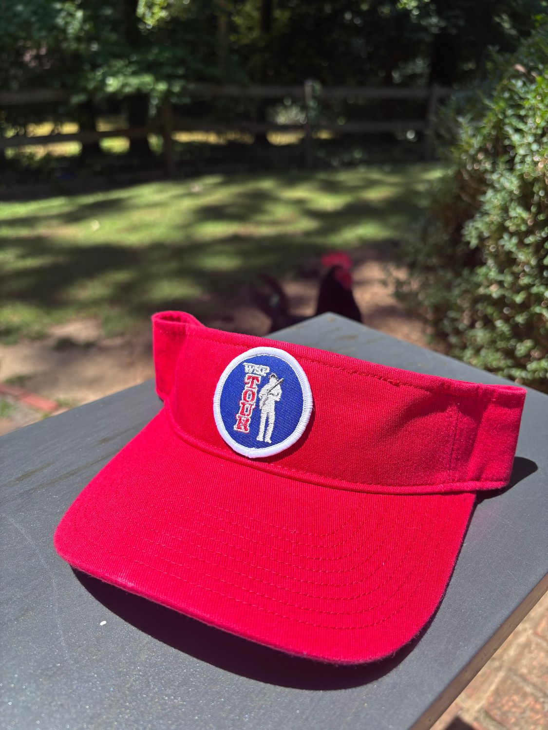 WSP Tour Red Athletic Visor