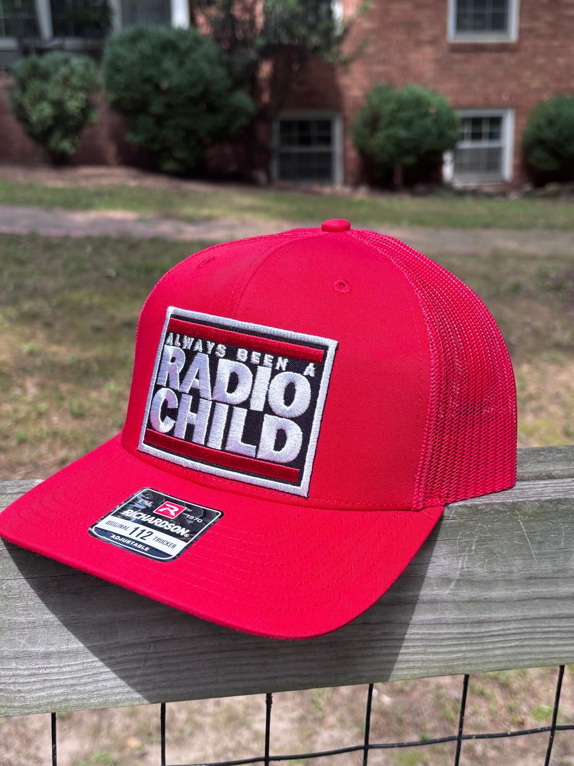 Radio Child Red Trucker Hat