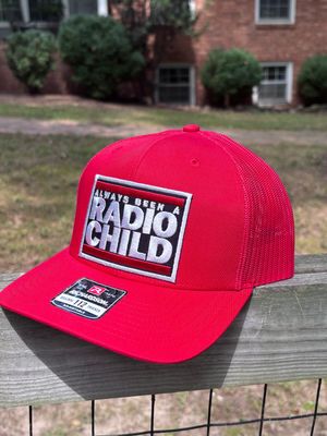 Radio Child Red Trucker Hat