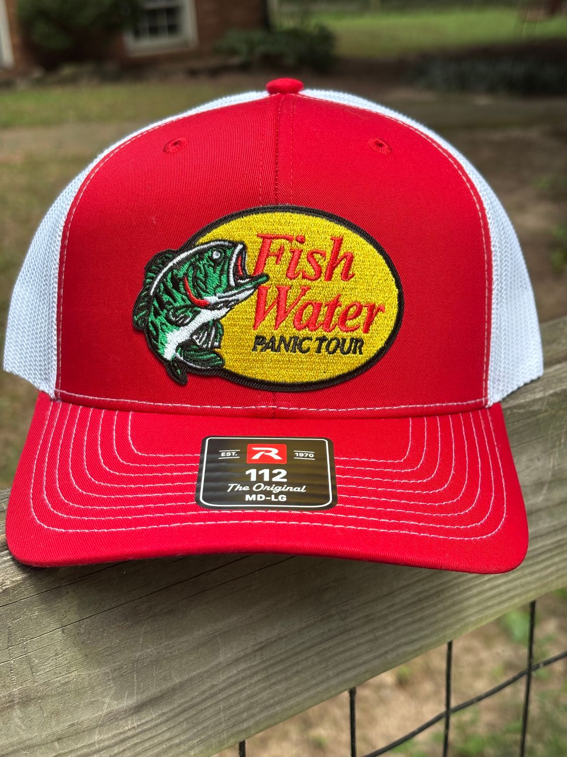 Fishwater 1 Red/White Hat