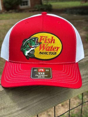 Fishwater 1 Red/White Hat