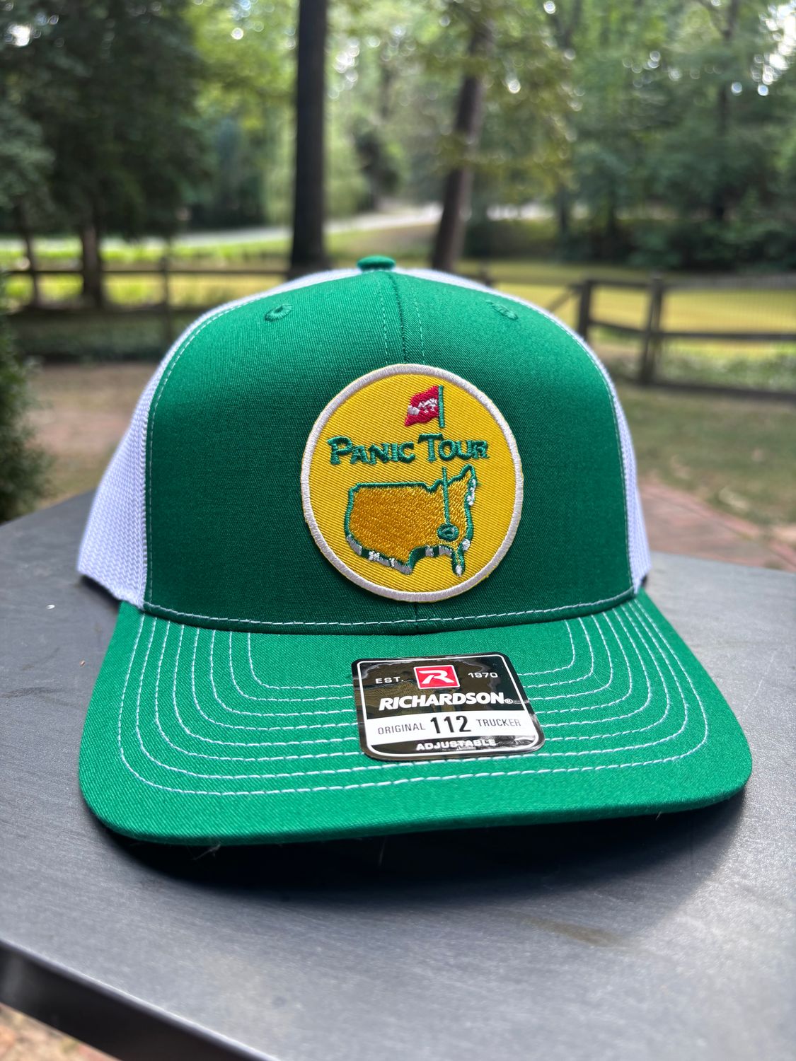 Panic Tour 2 Green/White Trucker Hat