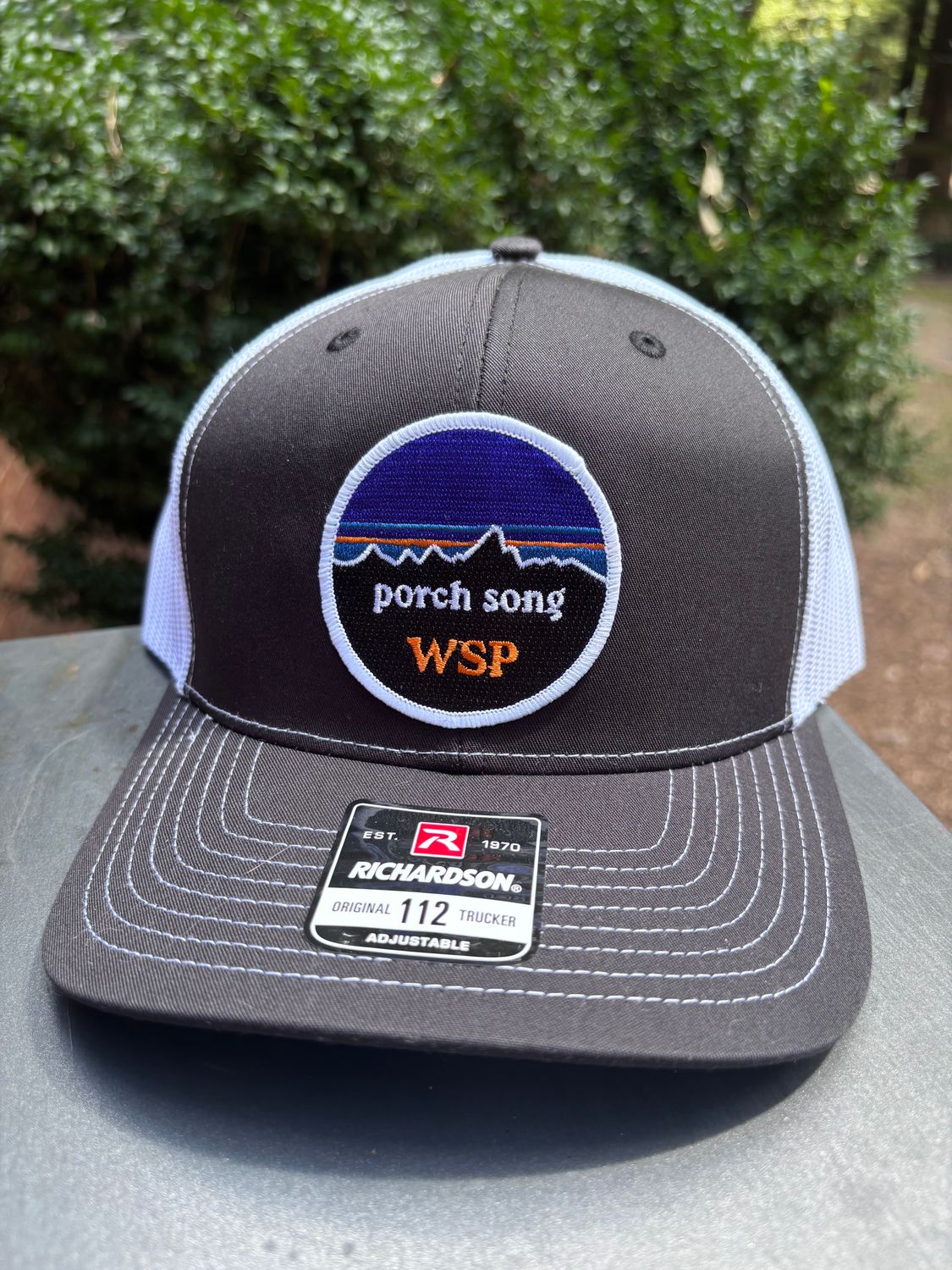 Porch Song Black/White Trucker Hat