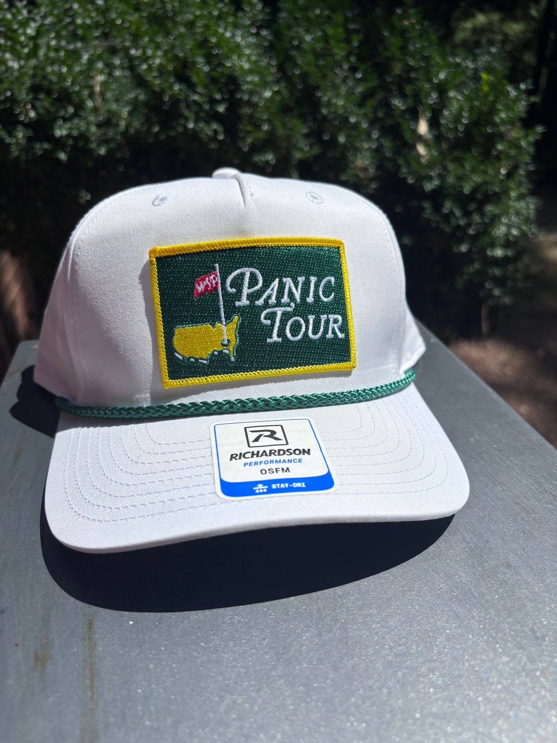 Panic Tour 1 White Athletic Hat