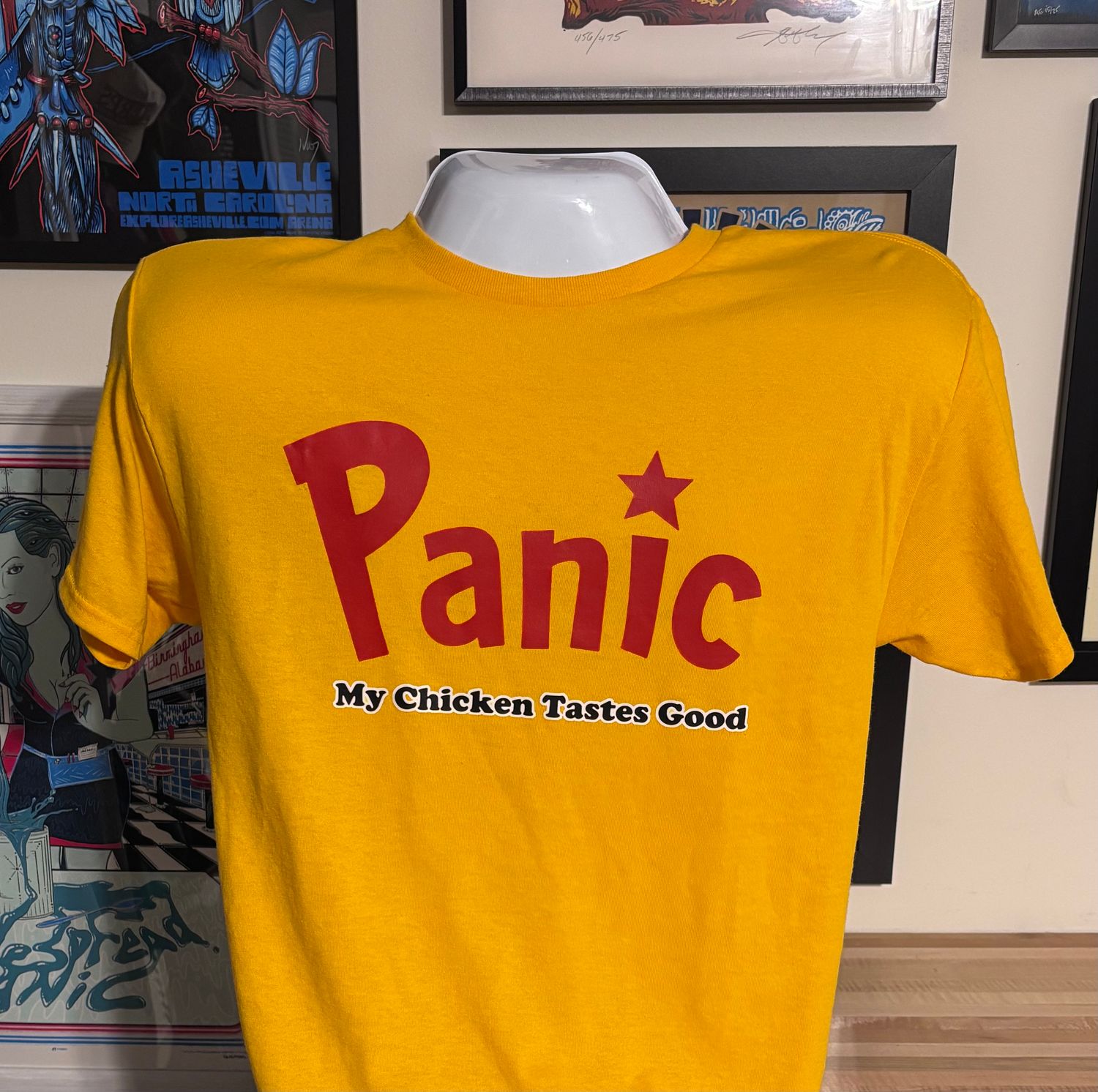 Panic, My Chicken T-shirt