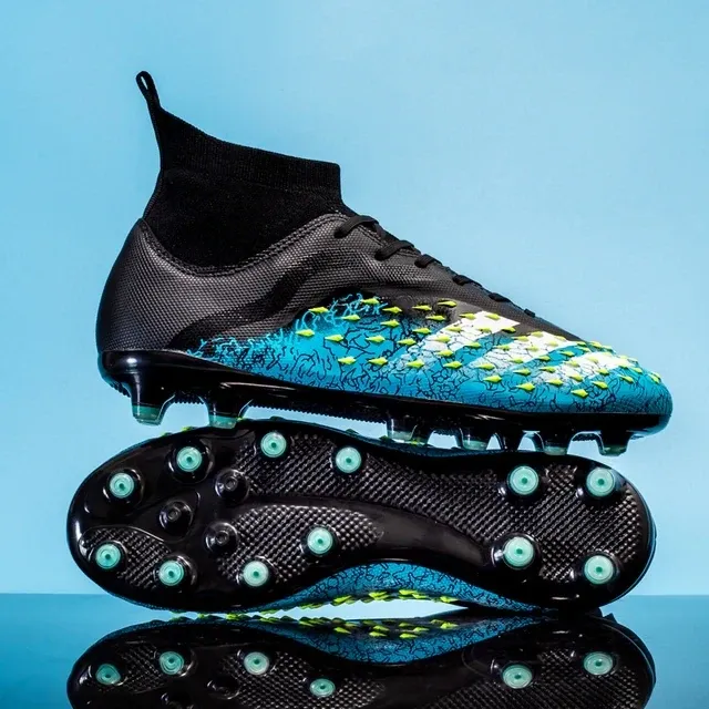 Unisex Soccer Cleats Black & Blue