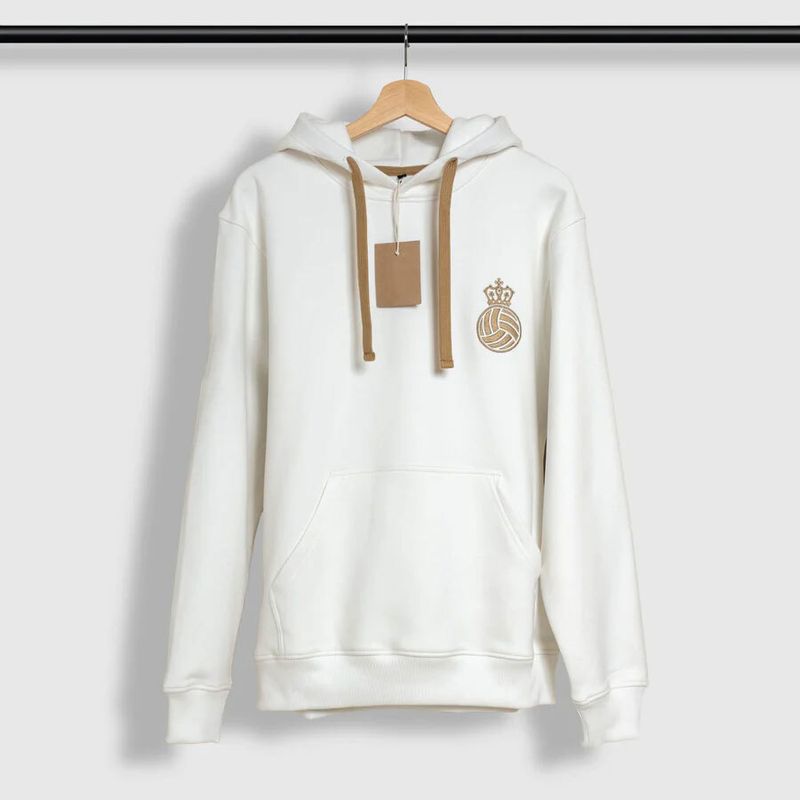 The Crown Hoodie in Color White