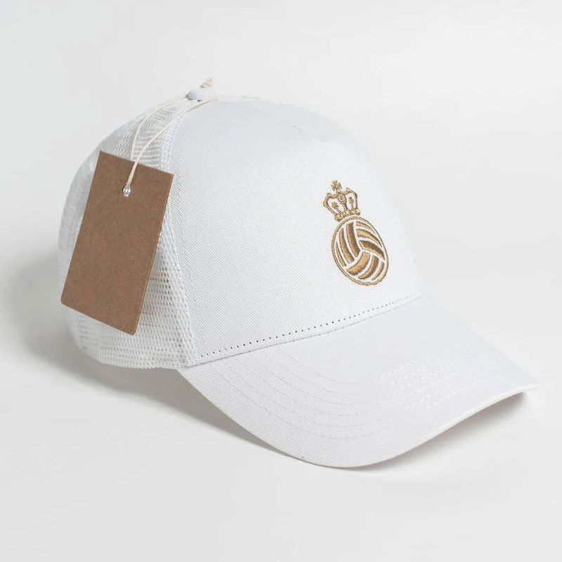 Trucker White with Golden Crown