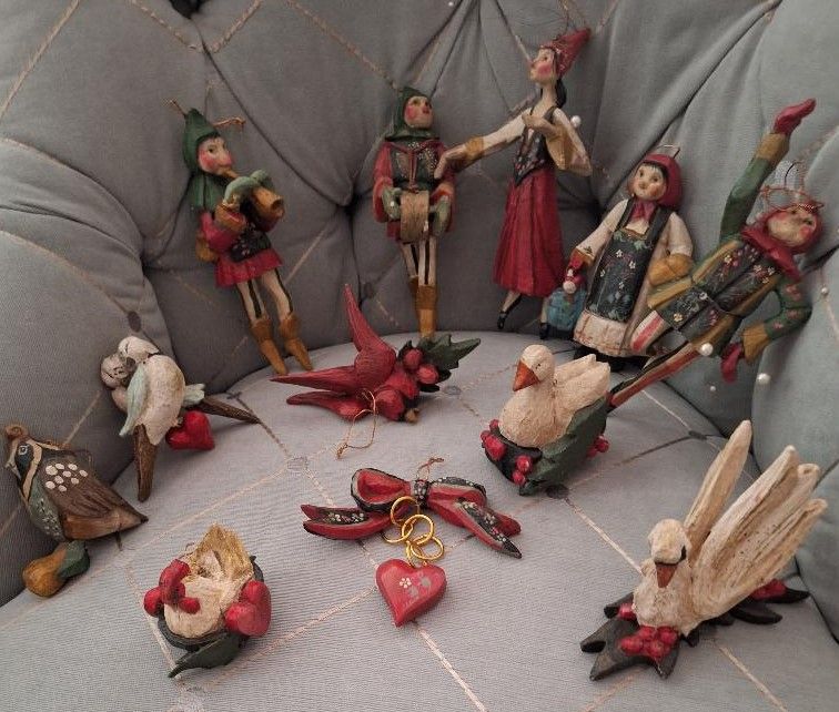 House of Hatten Christmas ornaments