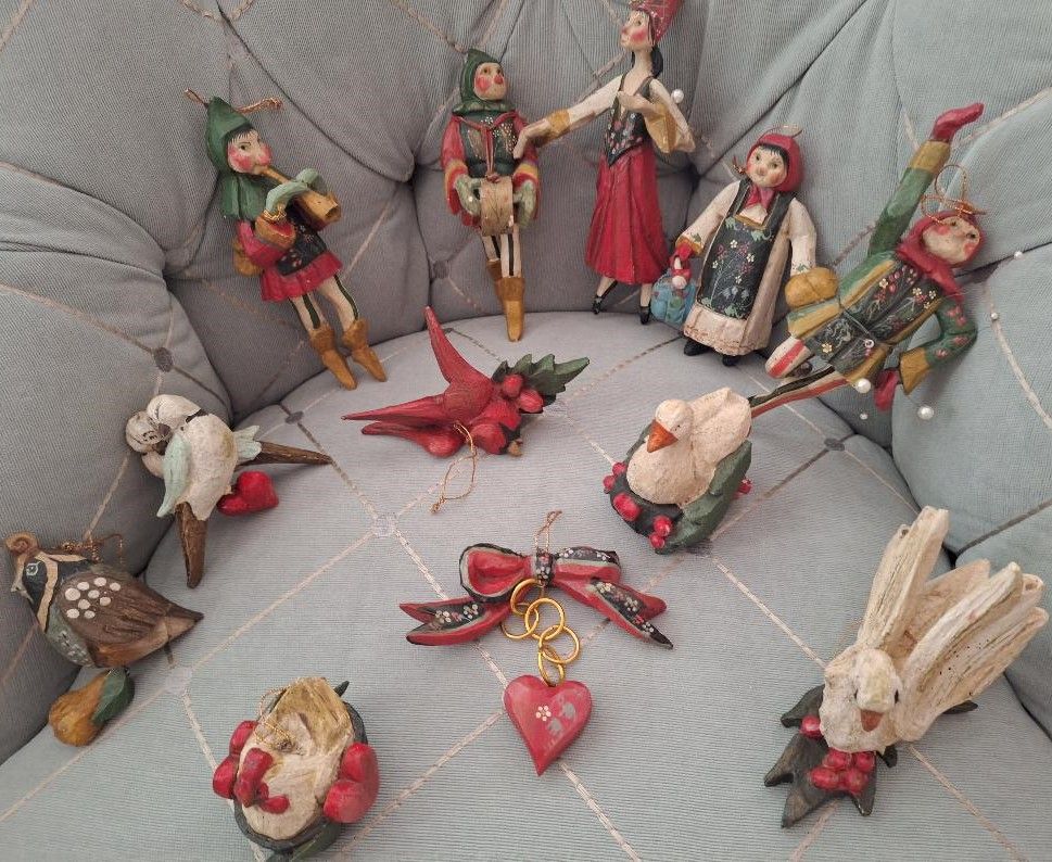 House of Hatten Twelve Days of Christmas Ornaments