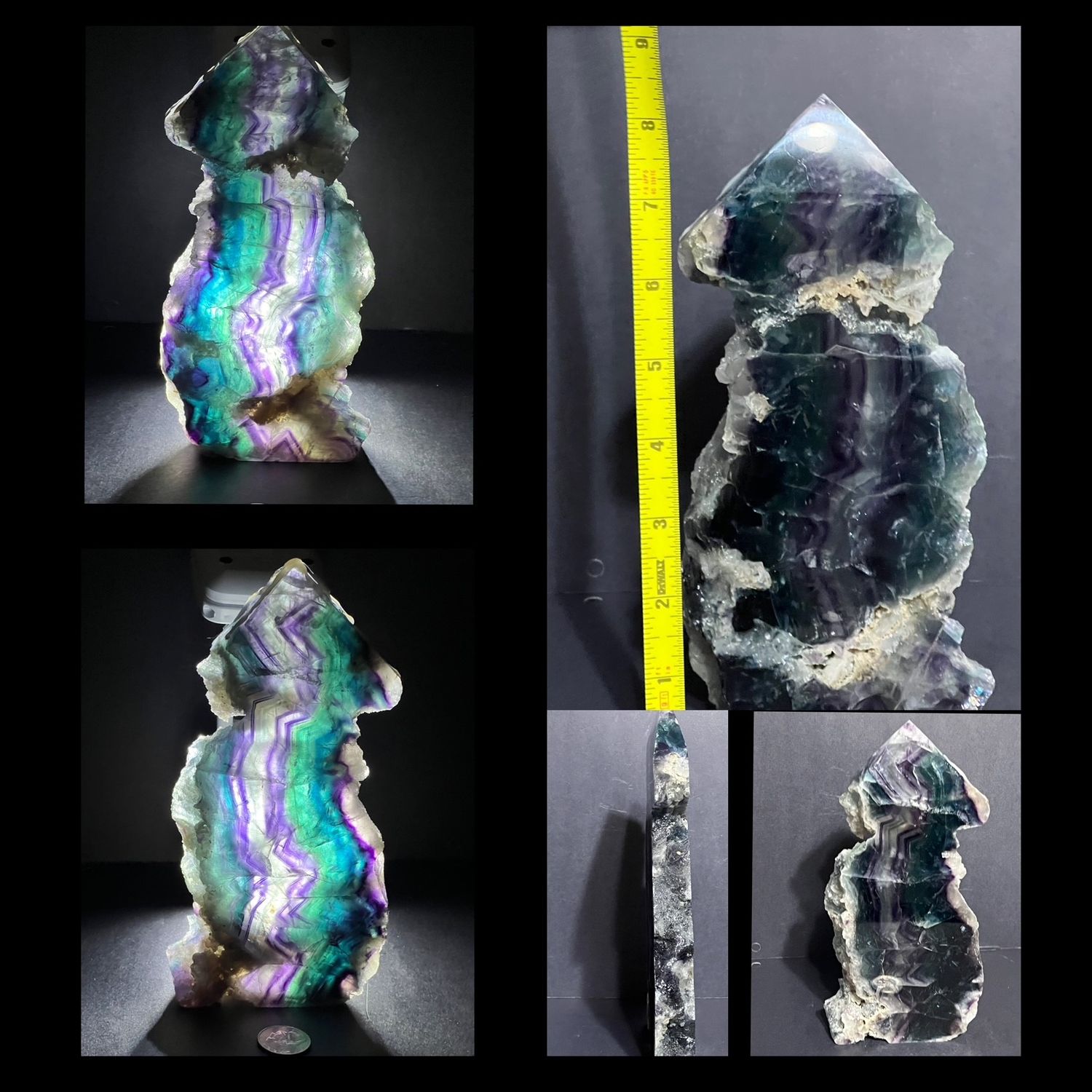 FREE FORM-DECORATIVE CRYSTAL 1-OF-KIND