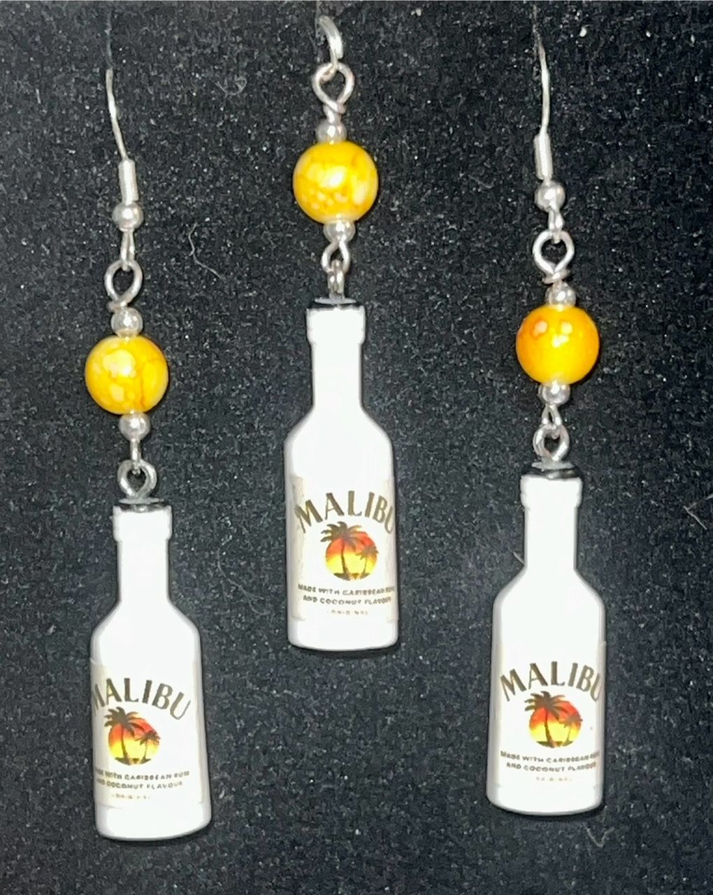EARRINGS &amp; NECKLACE SET (Malibu Rum)