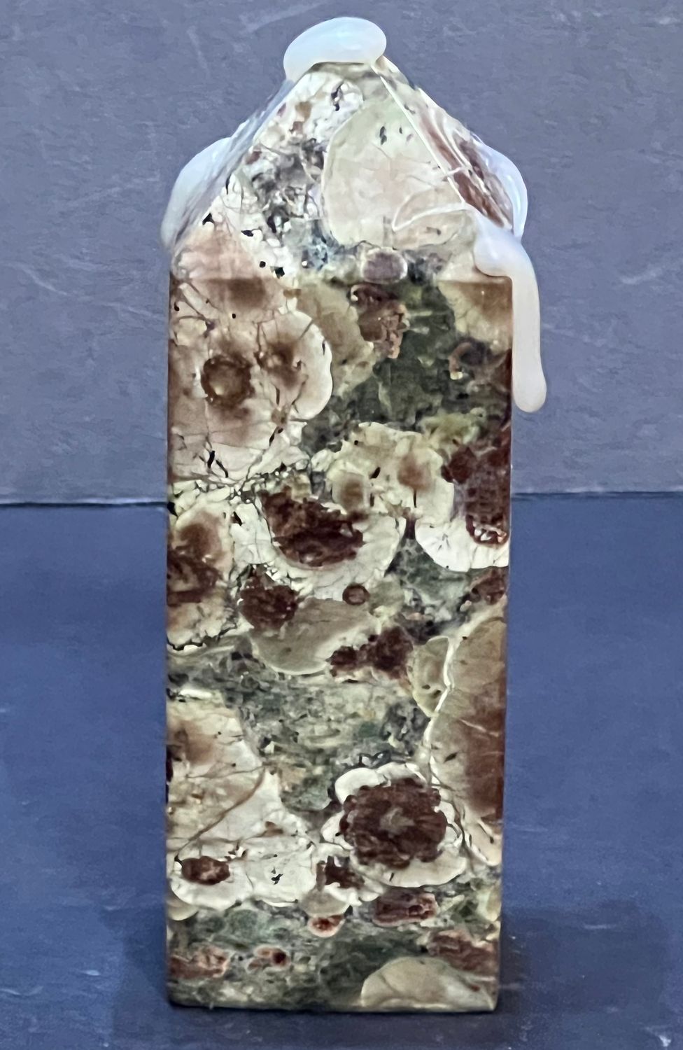 Beautiful Rhyolite Flower Jasper point