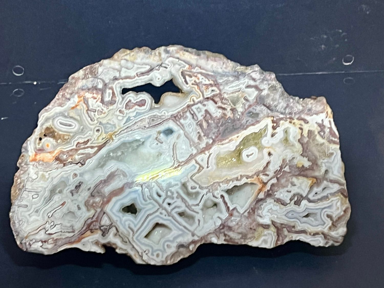 Crazy Lace agate slab