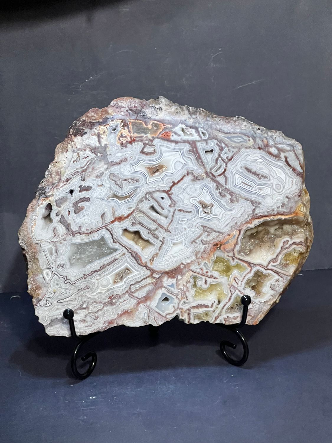 Crazy Lace Agate slab