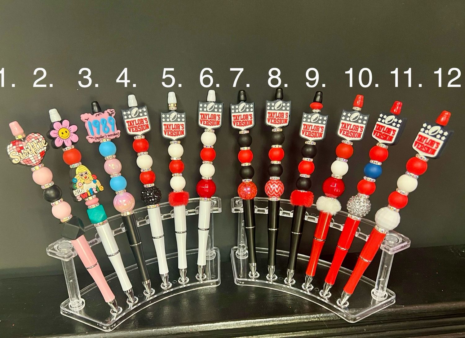 Taylor’s Version -  Football beaded pens 