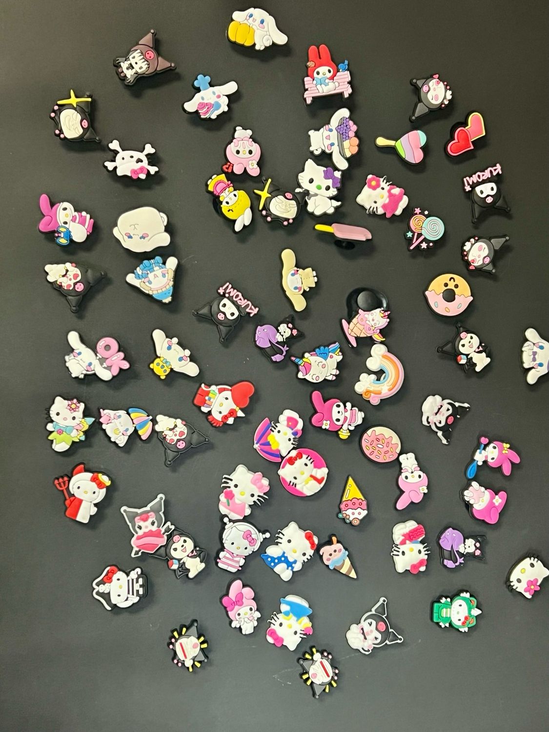 Kuromi and Hello Kitty Croc Shoe charms $2 each 