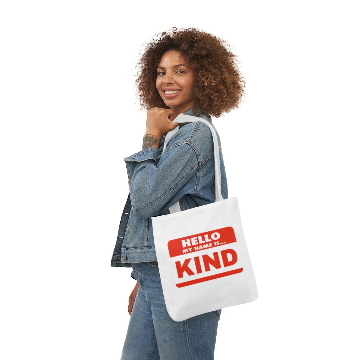 KIND-Canvas Tote Bag, 5-Color Straps