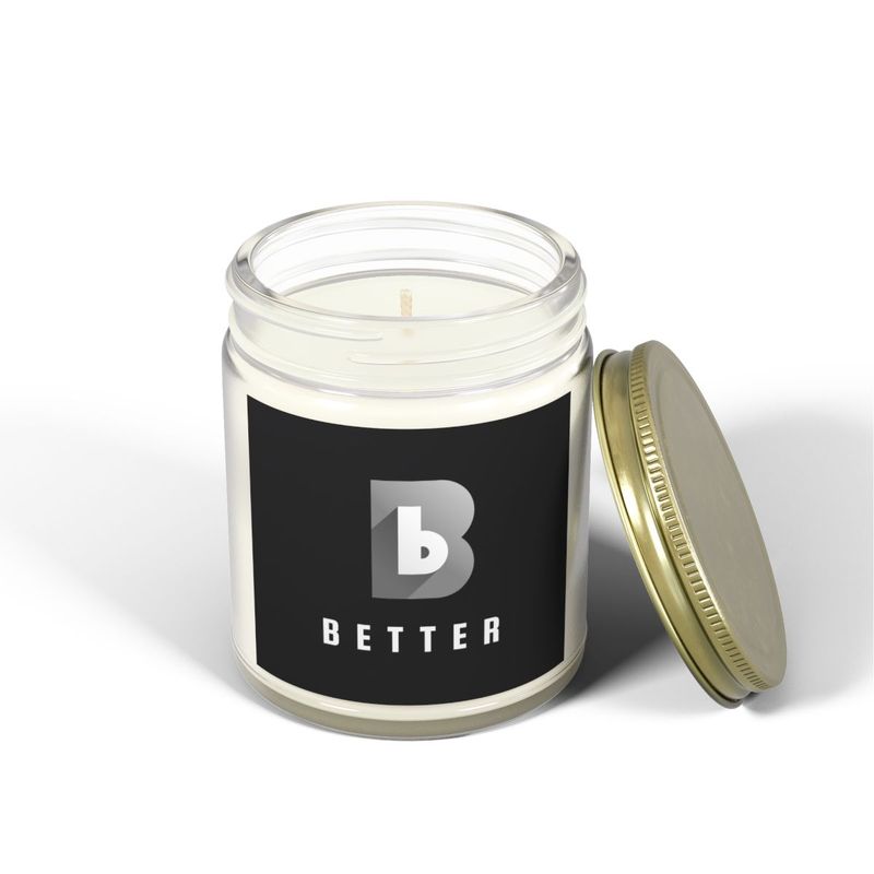 Bb BETTER-Scented Candles, Coconut Apricot Wax (4oz, 9oz)