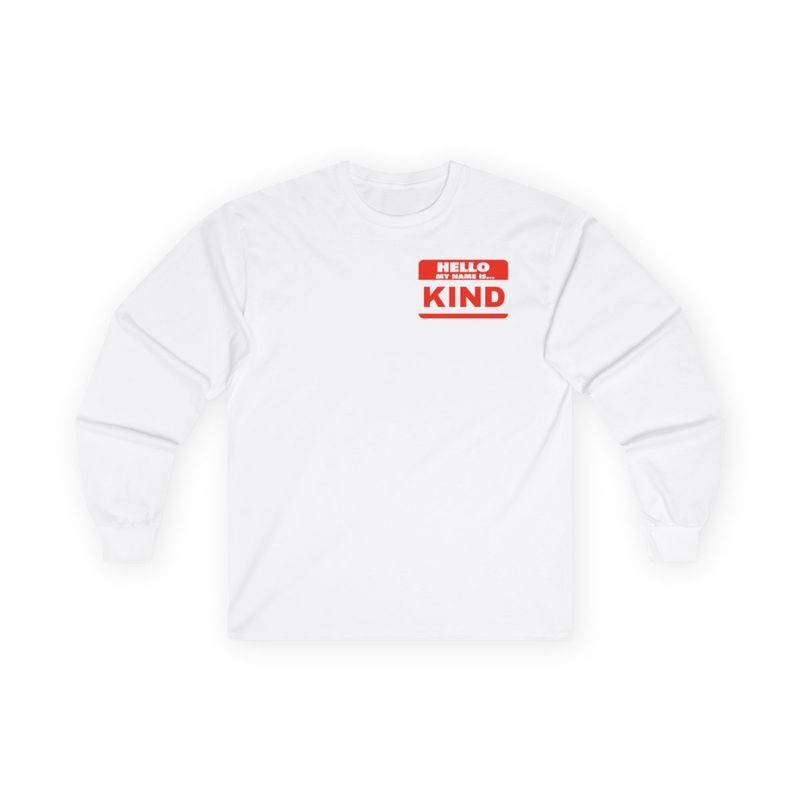 HELLO KIND-Long Sleeve Tee